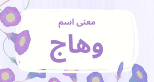 معنى اسم وهاج