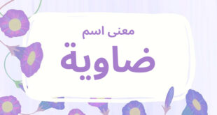 معنى اسم ضاوية