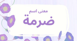 معنى اسم ضرمة