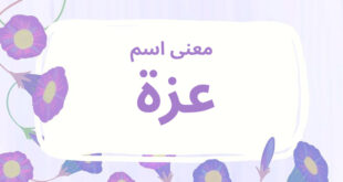 معنى اسم عزة